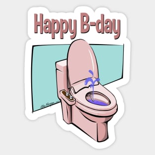 Happy B-day Sticker